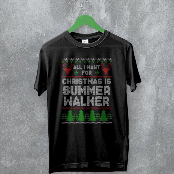 Summer Walker RB Music Graphic Ugly Christmas Album Fan Retro Style T-Shirt 165 - Picture 1 of 5